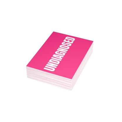 Pink Postcard Set Pack of 10, 30 or 50 w/ Envelopes | Coordinated Collection