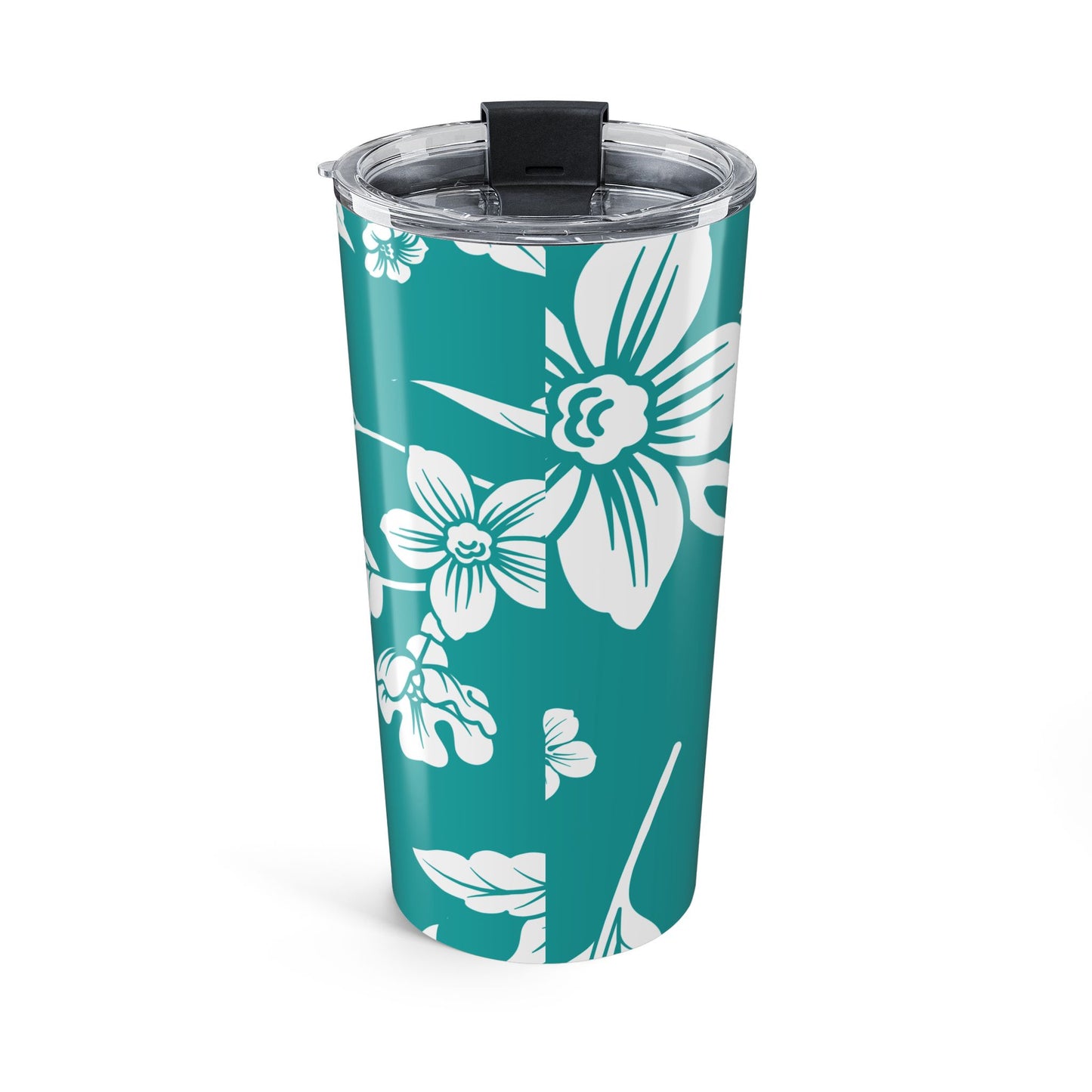 Deep Aqua Floral 20oz Stainless Steel Tumbler | Coordinated Collection