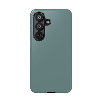 Dusty Blue Tough Cell Phone Case, Matte or Glossy Iphone and Samsung