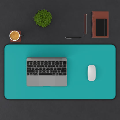 Deep Aqua Desk Mat Color Coordinated Collection (12x18, 12x22, 16x32)