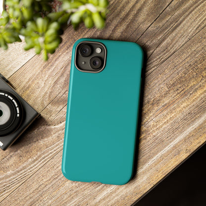 Deep Aqua Tough Cell Phone Case Matte or Glossy Protective Case iPhone Samsung