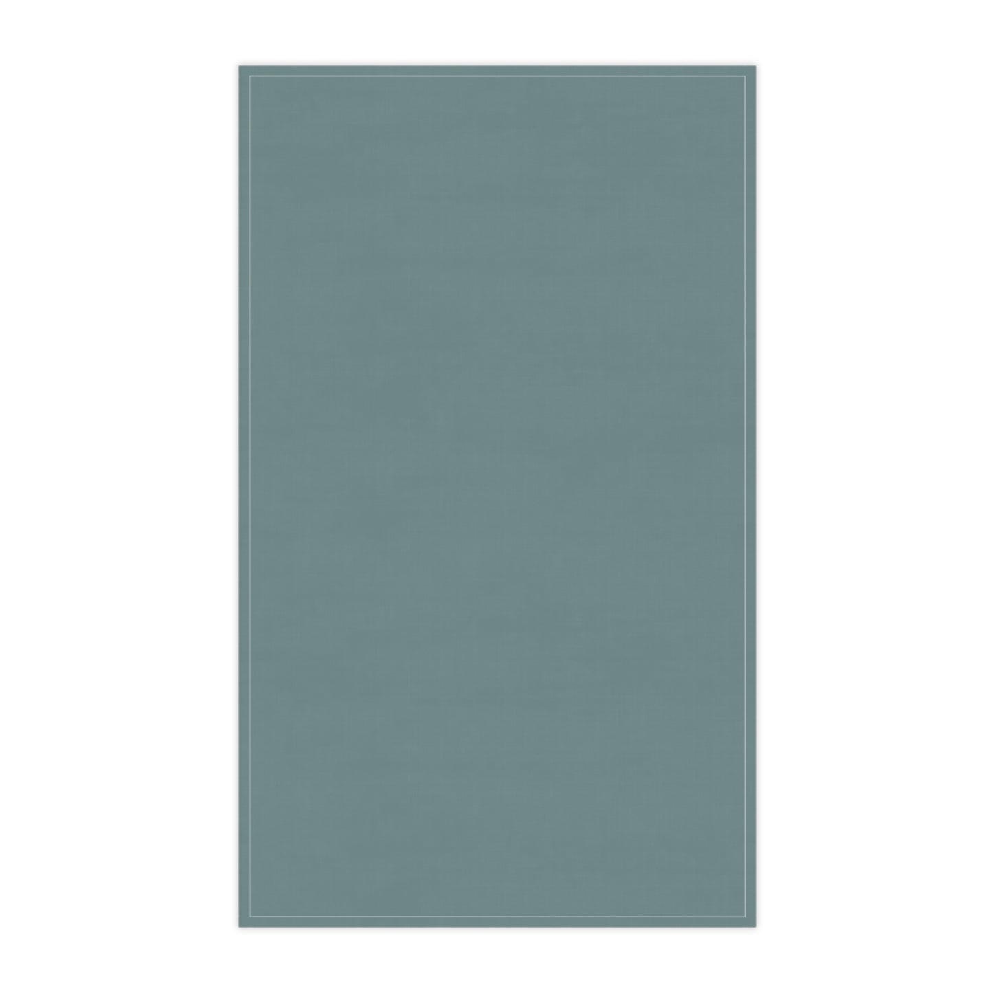 Dusty Blue Cotton Twill Tea Towel 18 x 30