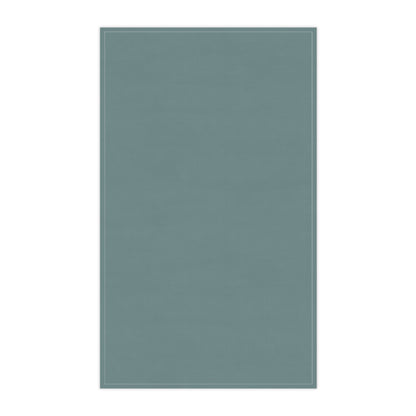 Dusty Blue Cotton Twill Tea Towel 18 x 30