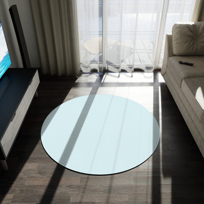 Ocean Blue Coordinated Round Rug 60 Inch Floor Rug Minimal Home Decor Living Room Rug