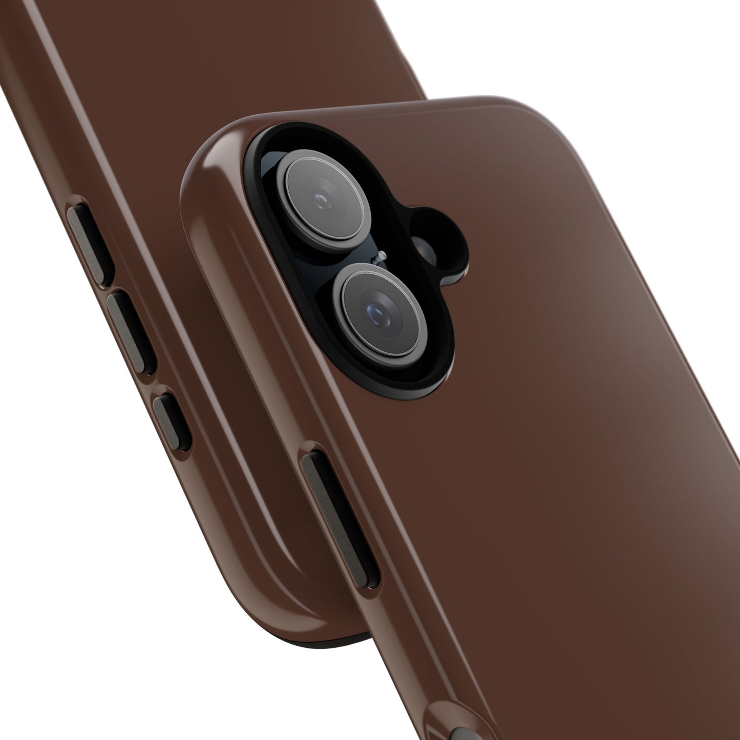 Chocolate Brown Tough Cell Phone Case Matte or Glossy Protective Case iPhone Samsung