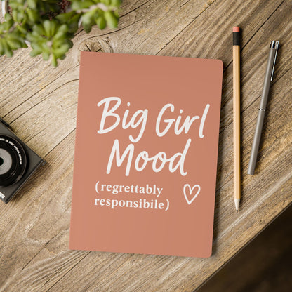 Terracotta Big Girl Mood A5 Lined Journal