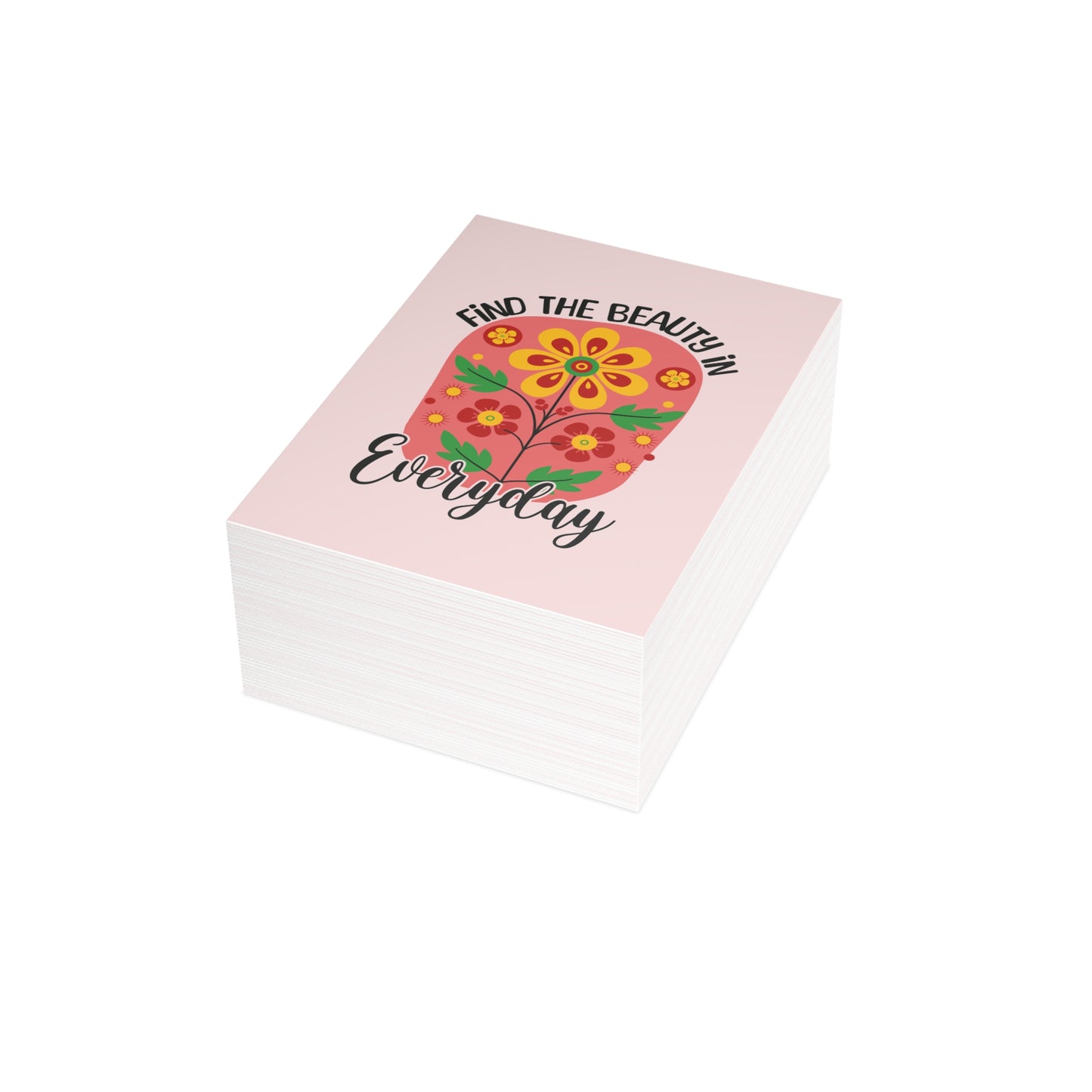 Find the Beauty Postcards Inspirational Floral Postcard Set