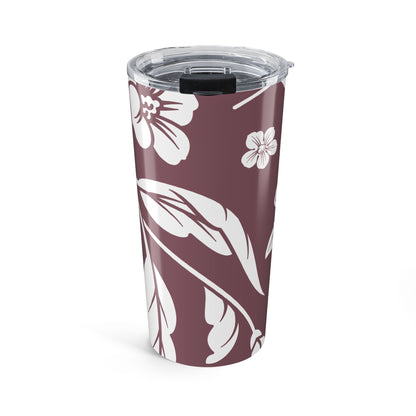 Mauve Floral 20oz Stainless Steel Tumbler | Coordinated Collection