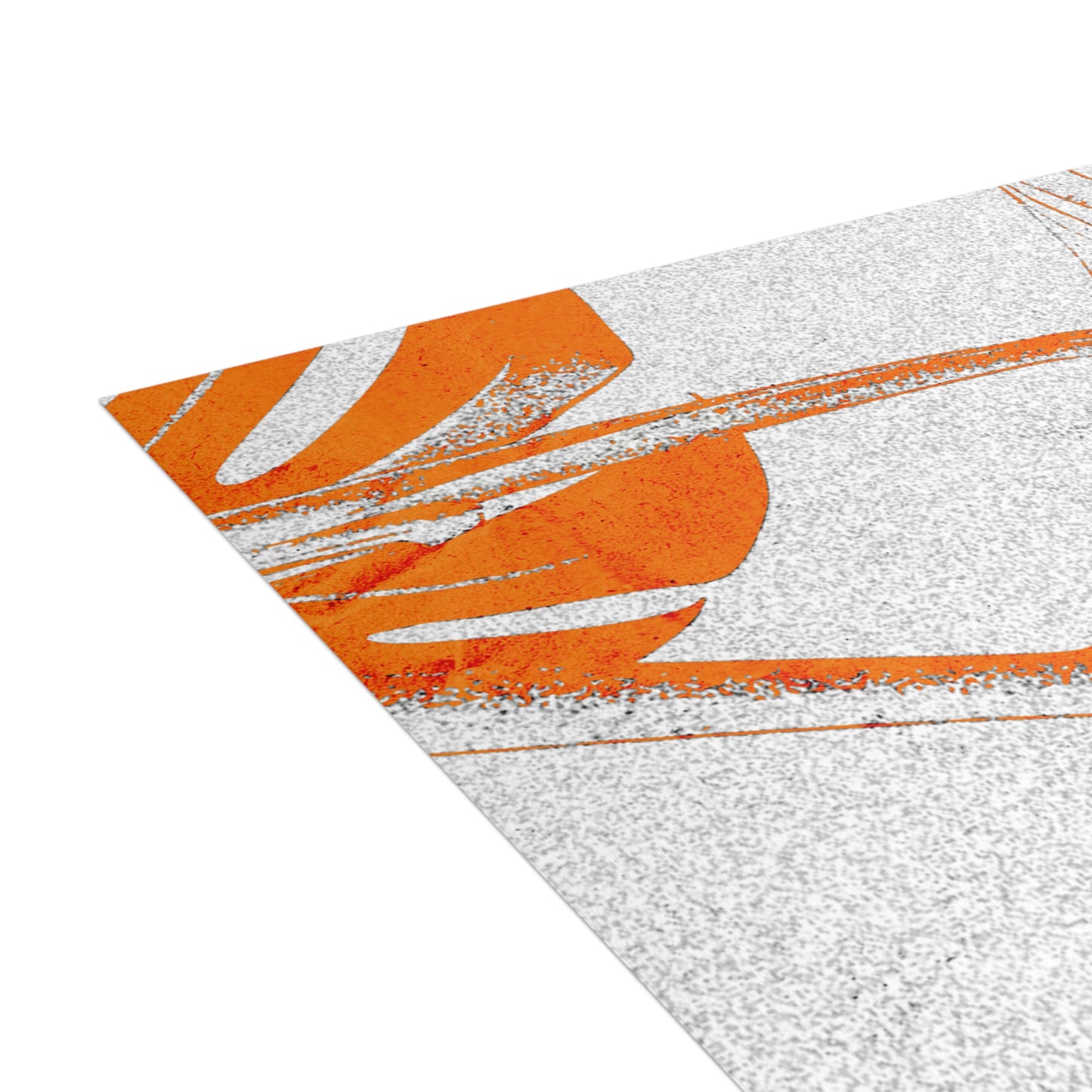 Monstera Leaf Tangerine Postcards