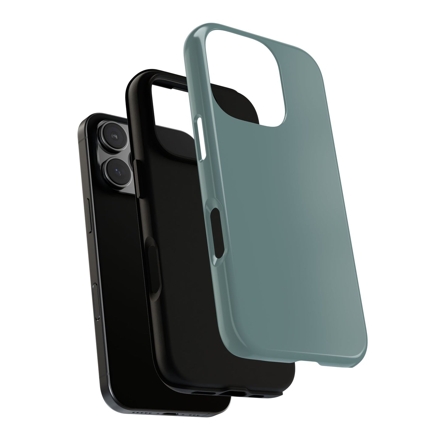 Dusty Blue Tough Cell Phone Case, Matte or Glossy Iphone and Samsung