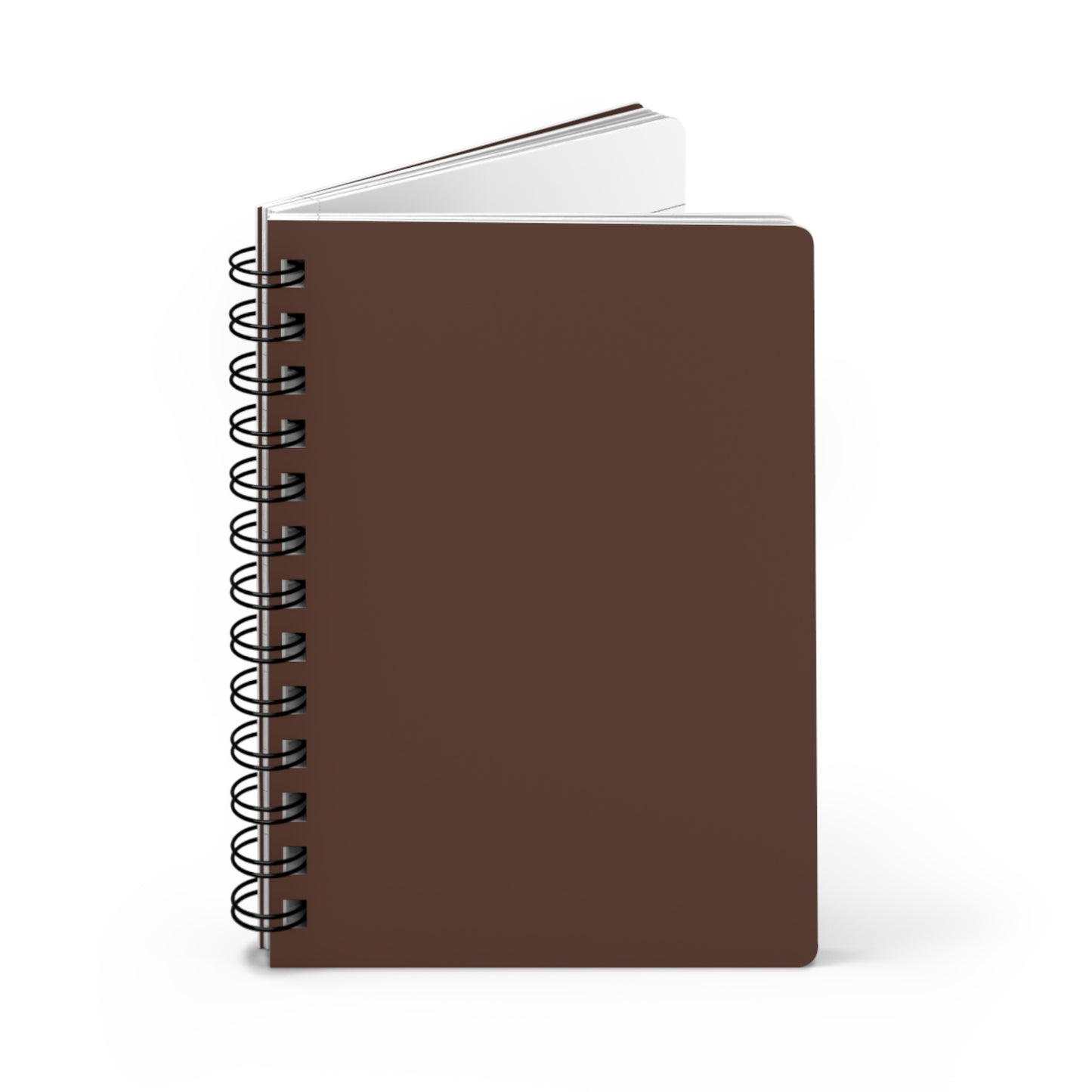 Chocolate Brown Spiral Lined Notebook 150 Page Journal | Coordinated Collection