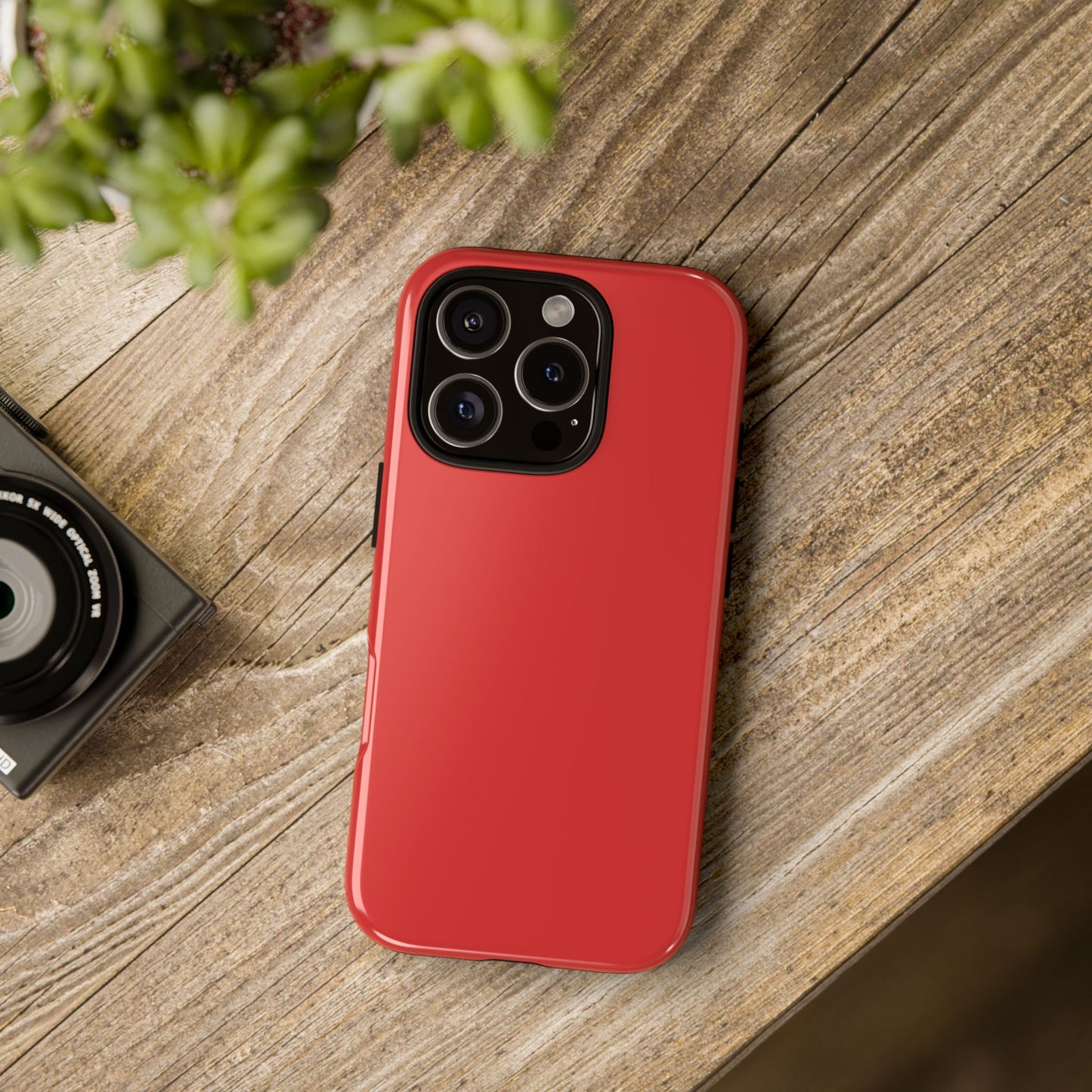True Red Tough Cell Phone Case Matte or Glossy Protective Case iPhone Samsung
