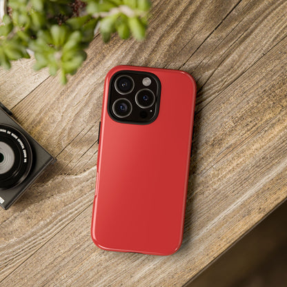 True Red Tough Cell Phone Case Matte or Glossy Protective Case iPhone Samsung