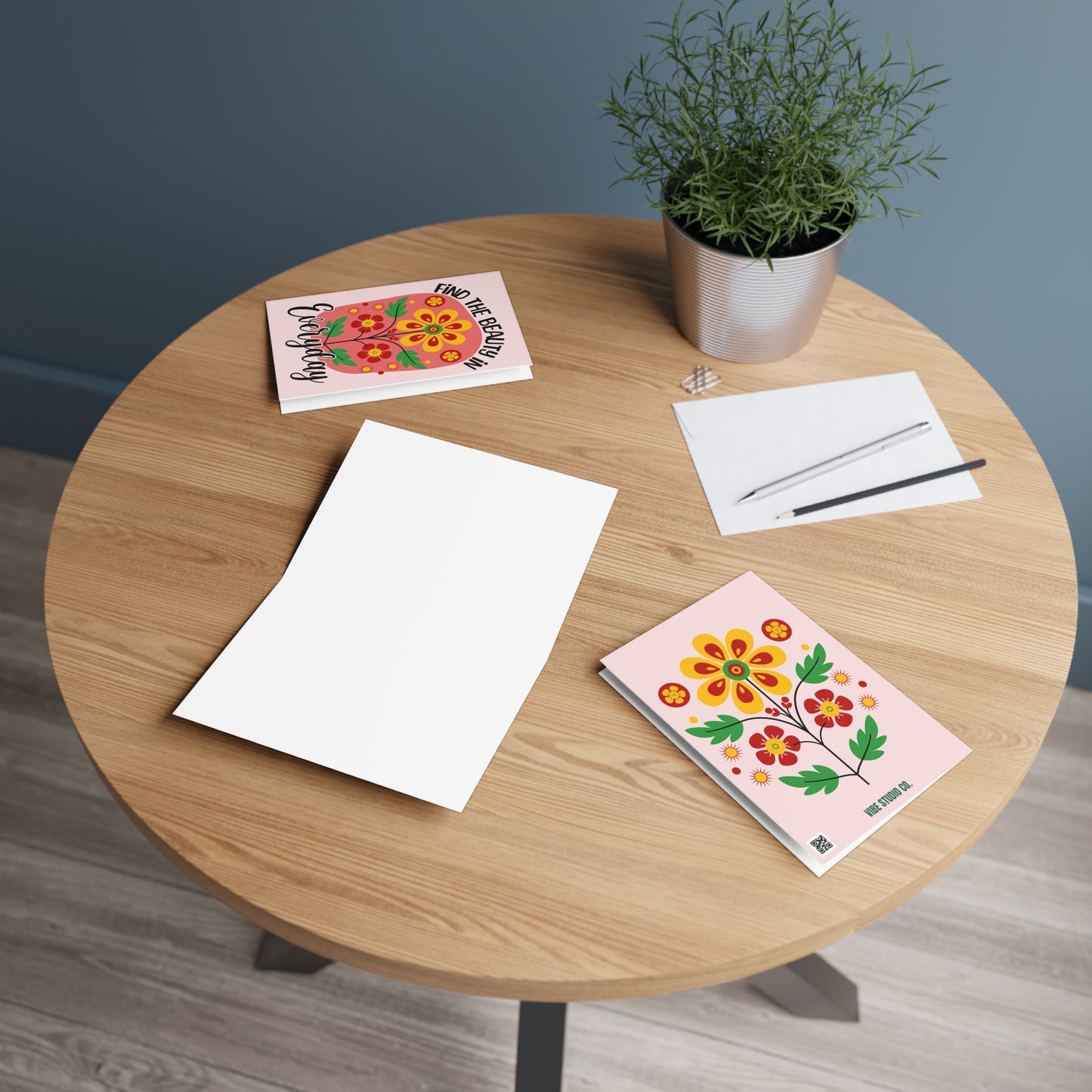 Find The Beauty Everyday Folded Note Card Set | Coordinated Collection