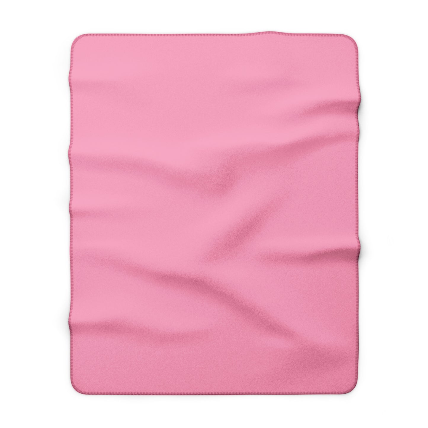 Light Pink Sherpa Fleece Blanket Cozy Plush Throw 3 Sizes Soft Warm Blanket