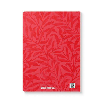First Love Leaves A5 Lined Journal Minimal Botanical Notebook | Coordinated Collection