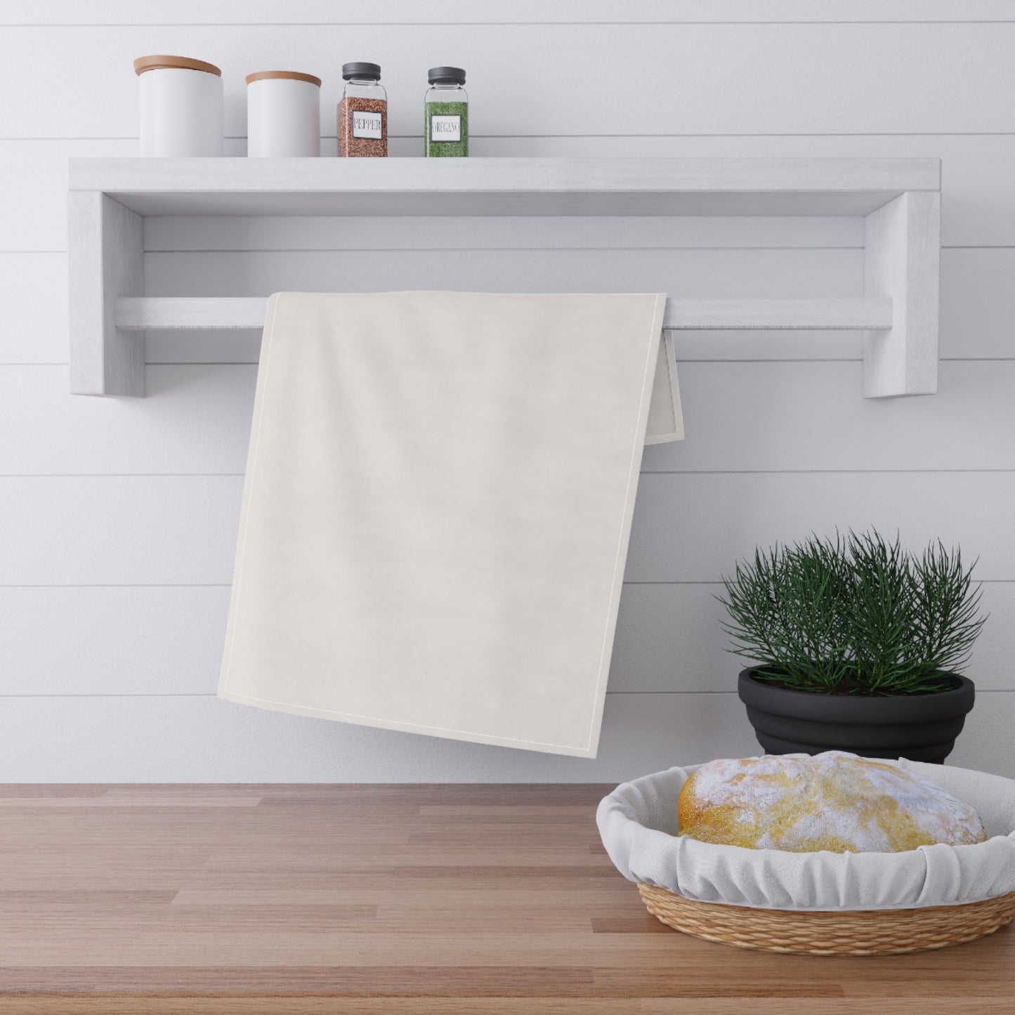White Cotton Twill Tea Towel 18 x 30