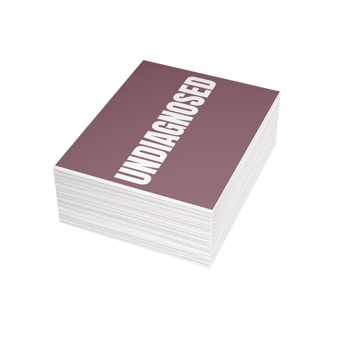 Mauve Postcard Set Pack of 10, 30 or 50 w/ Envelopes | Coordinated Collection