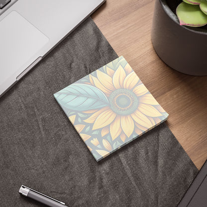 Sunflower Grove Sticky Notes Sunflower Post It Notes Botanical Notes (7 Sizes)