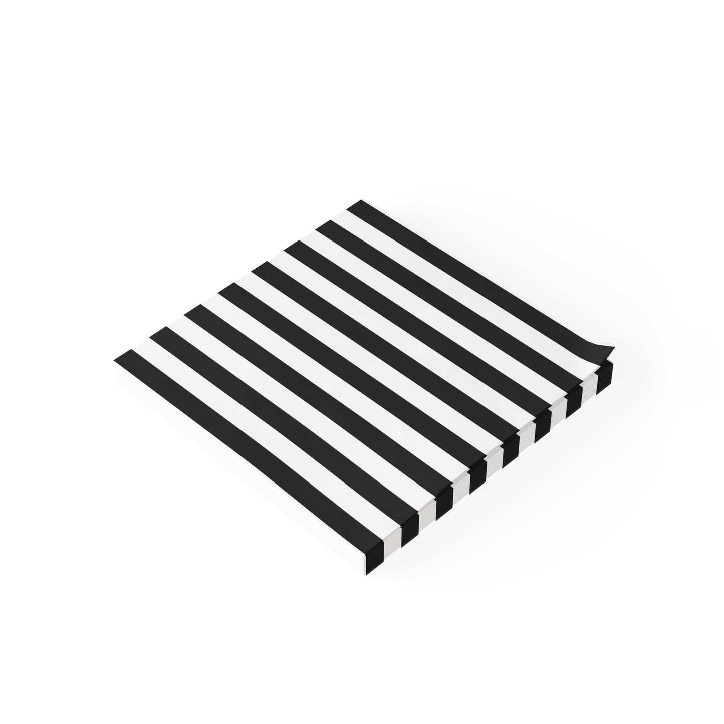 Black Stripe Sticky Notes (7 Sizes)