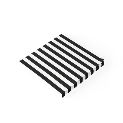 Black Stripe Sticky Notes (7 Sizes)