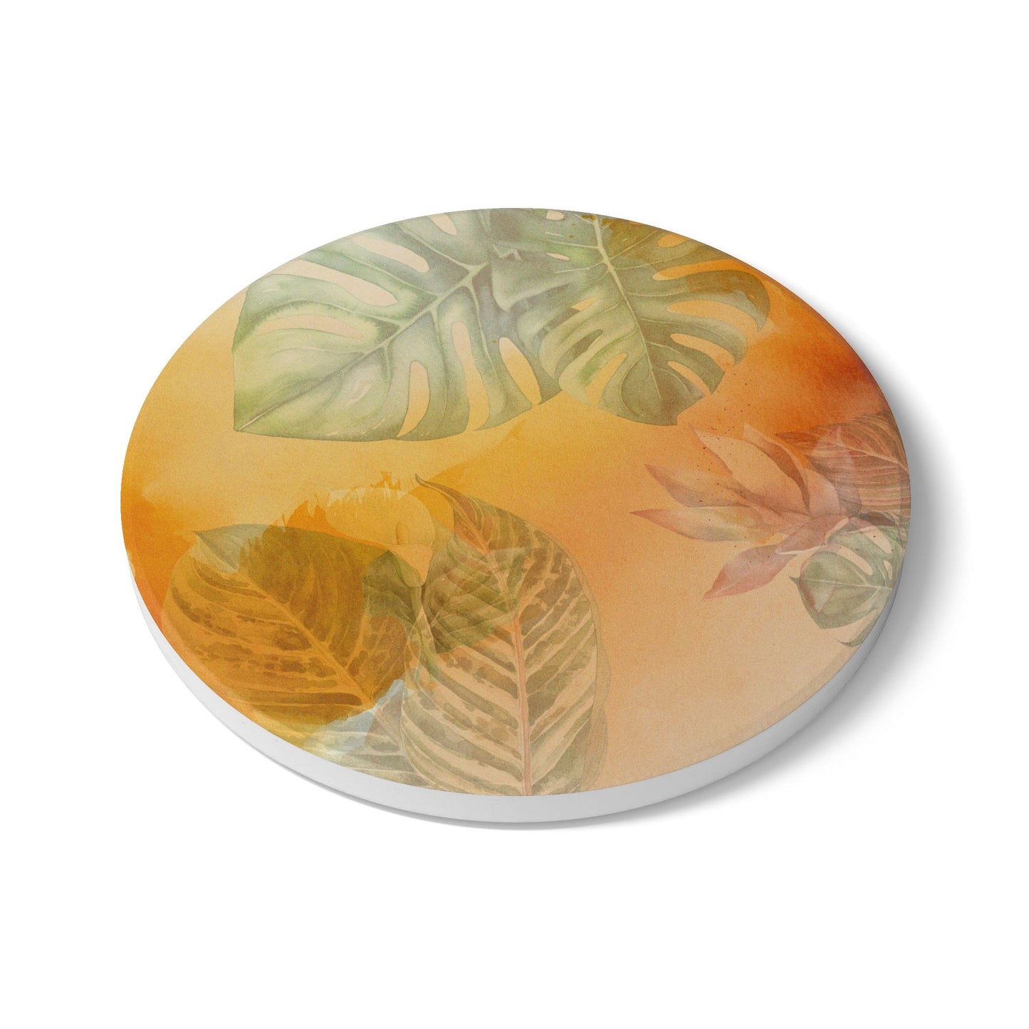 Sunset Botanical Ceramic Coaster Coordinated Collection