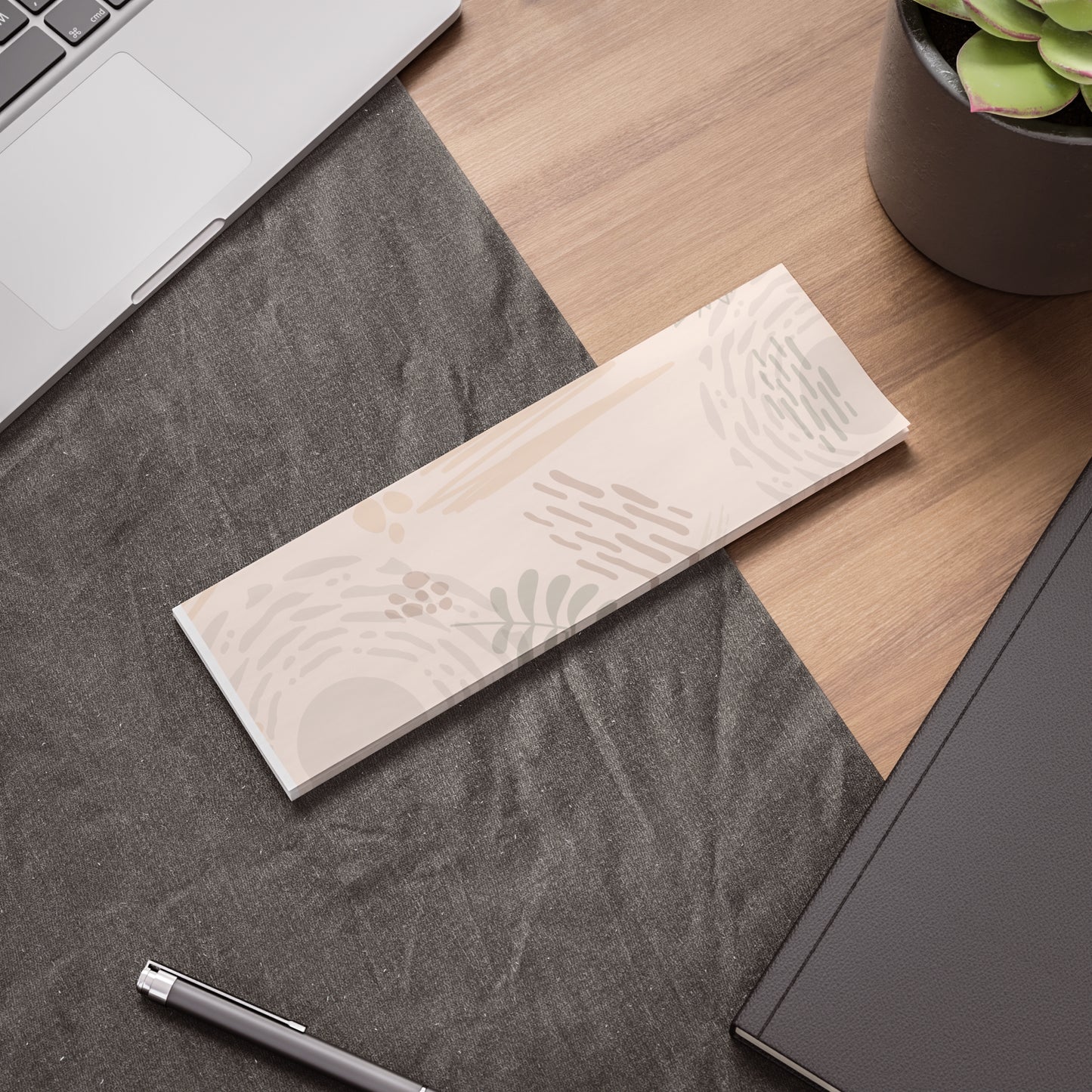 Neutral Flow Sticky Notes Abstract Neutral Post It Notes (7 Sizes)