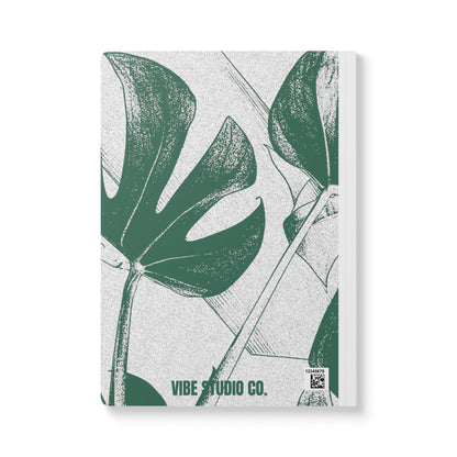 Monstera Leaf Green A5 Lined Journal