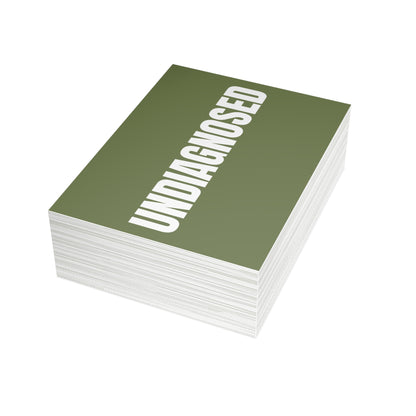 Olive Postcard Set Pack of 10, 30 or 50 w/ Envelopes | Coordinated Collection