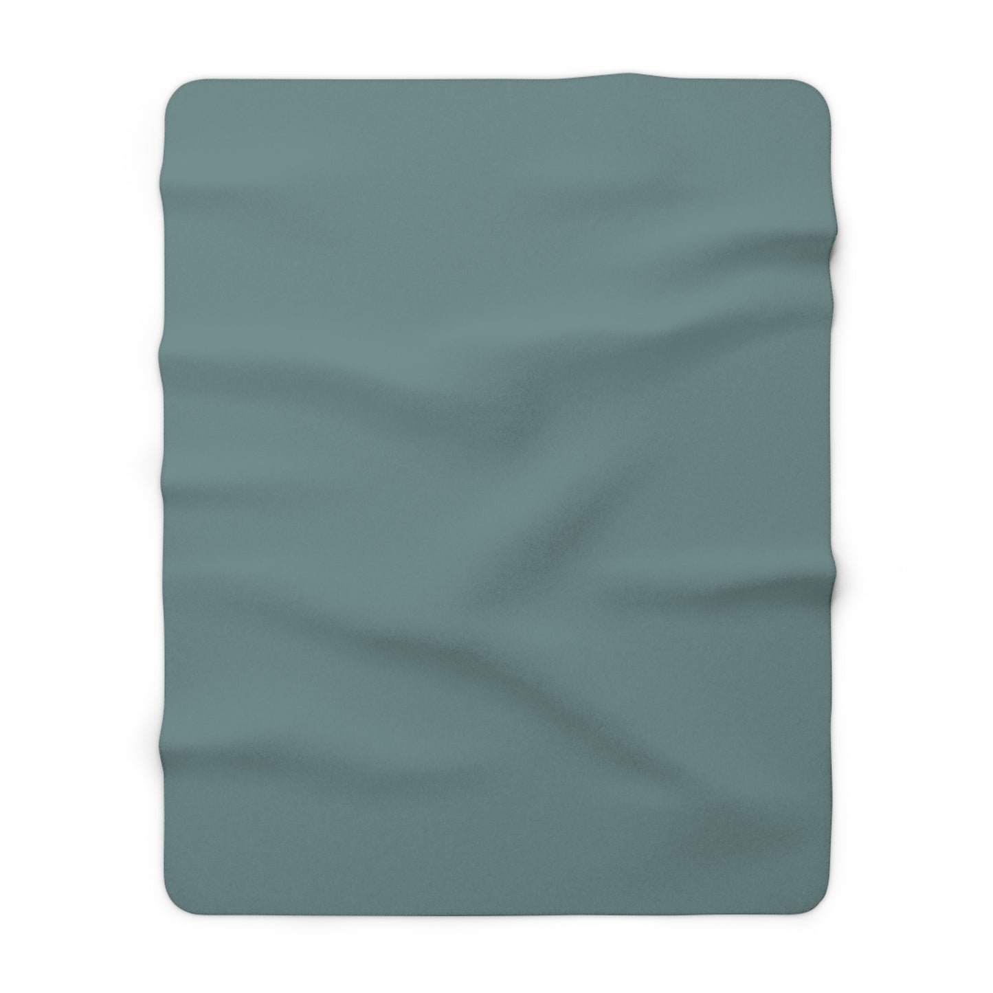 Dusty Blue Sherpa Fleece Blanket Cozy Plush Throw 3 Sizes Soft Warm Blanket