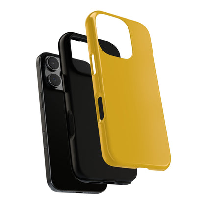 Honey Yellow Tough Cell Phone Case Matte or Glossy Protective Case iPhone Samsung