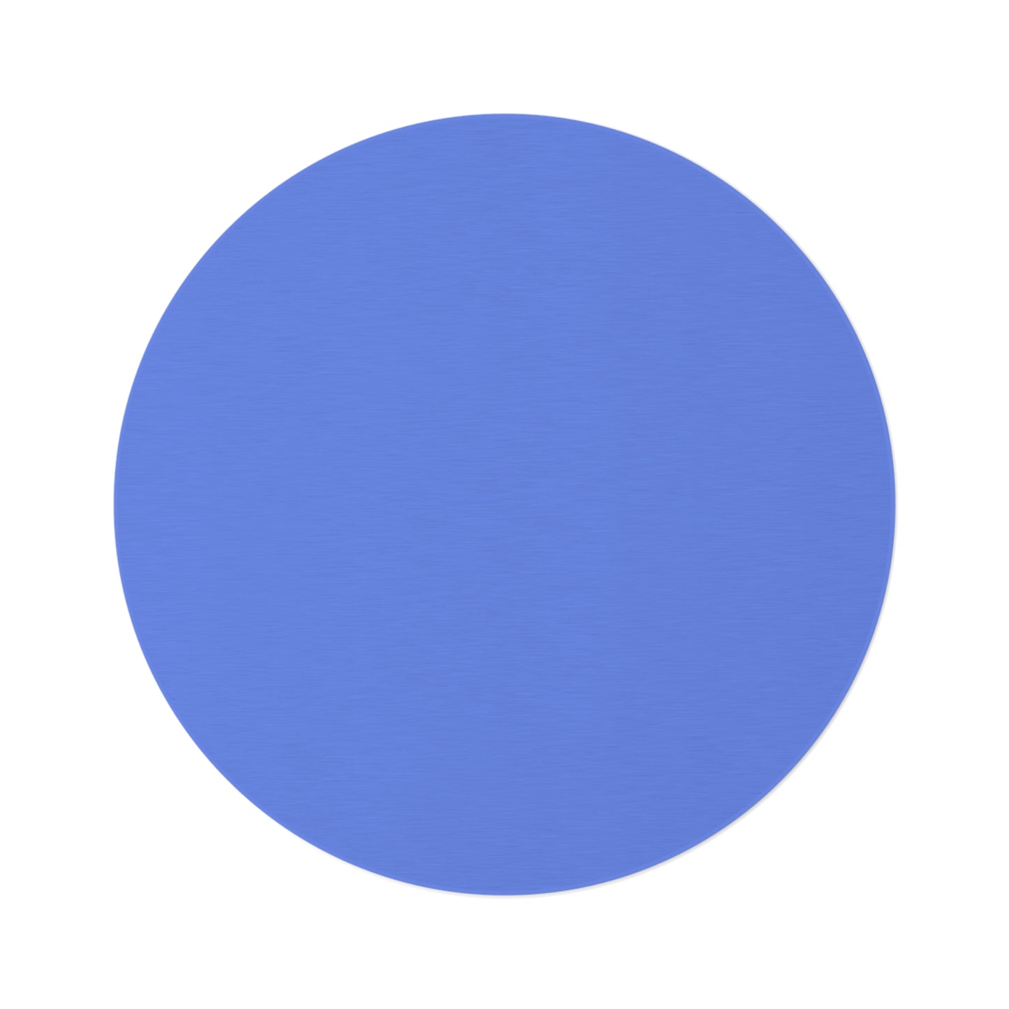 Periwinkle Round Rug 60 Inch Floor Rug Minimal Home Decor Living Room Rug