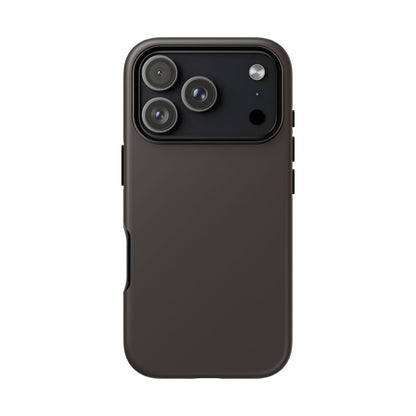 Muted Charcoal Tough Cell Phone Case Matte or Glossy Protective Case iPhone Samsung