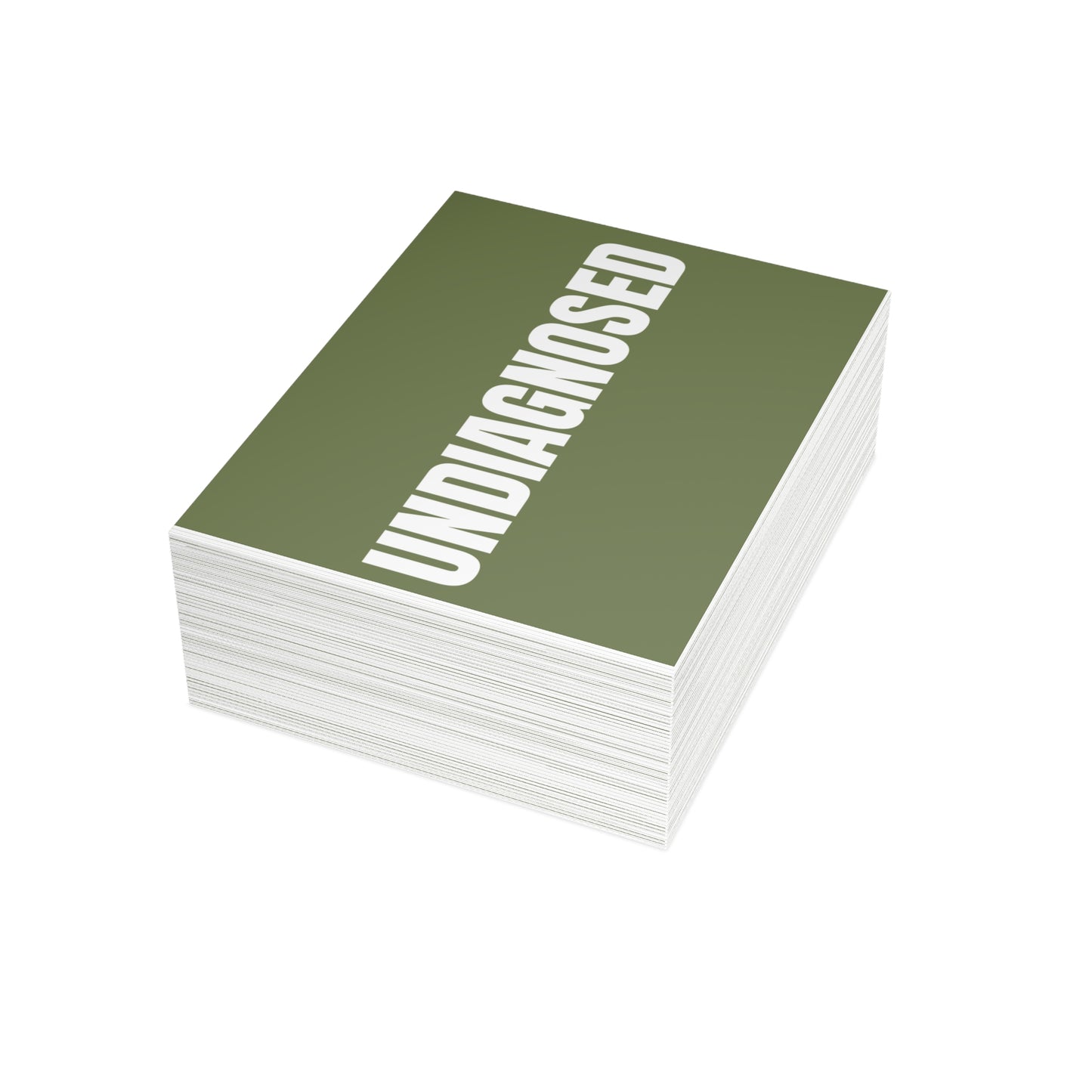 Olive Postcard Set Pack of 10, 30 or 50 w/ Envelopes | Coordinated Collection