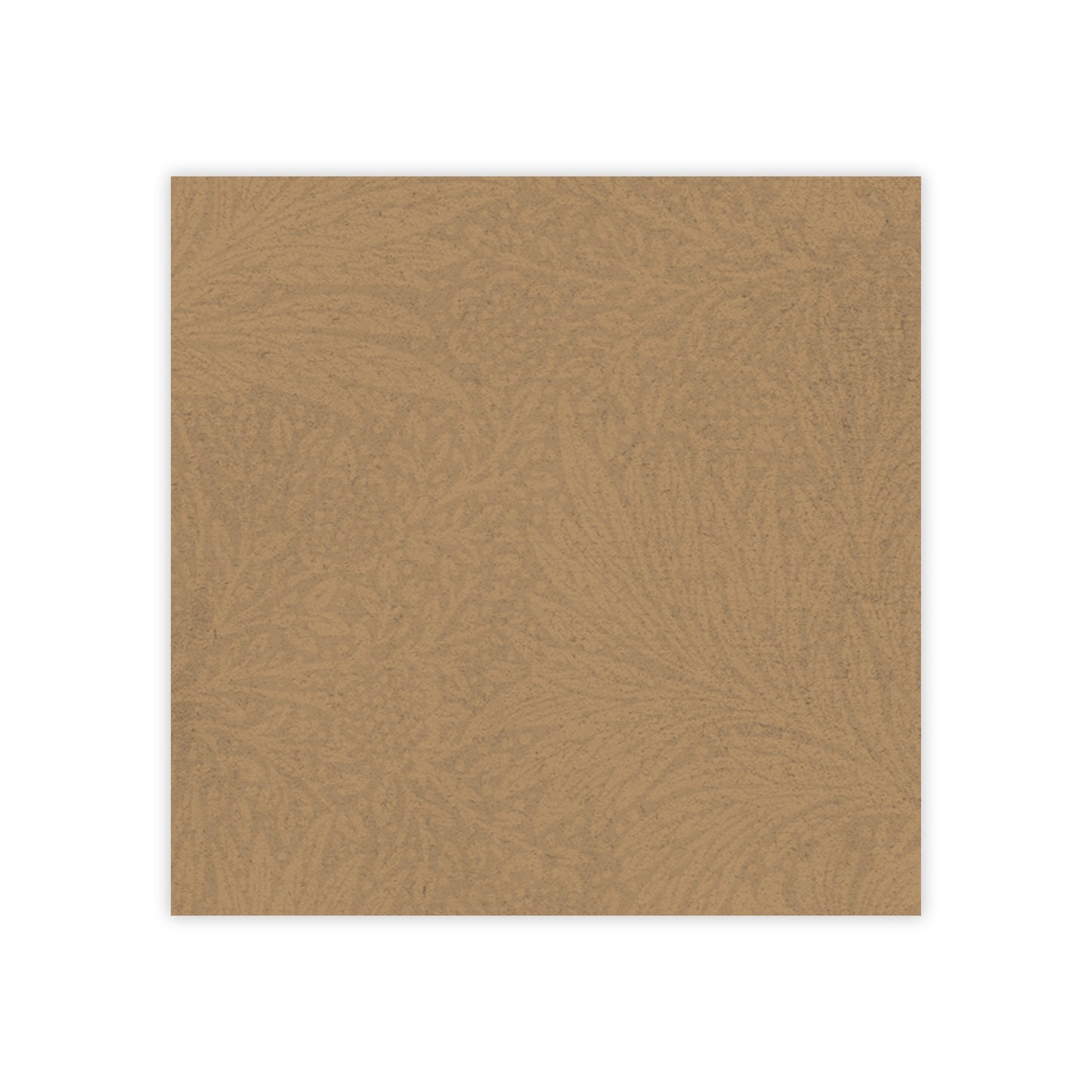 Saddle Tan Floral Weave Sticky Notes Botanical Floral Post It Notes (7 Sizes)