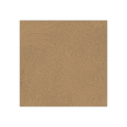 Saddle Tan Floral Weave Sticky Notes Botanical Floral Post It Notes (7 Sizes)