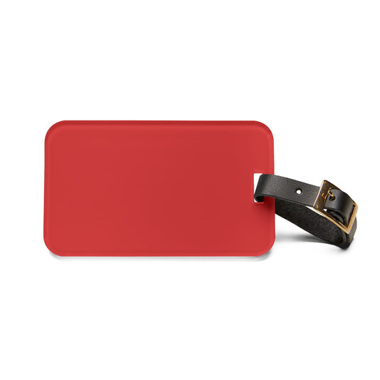 True Red Luggage Tag Acrylic Travel Tag