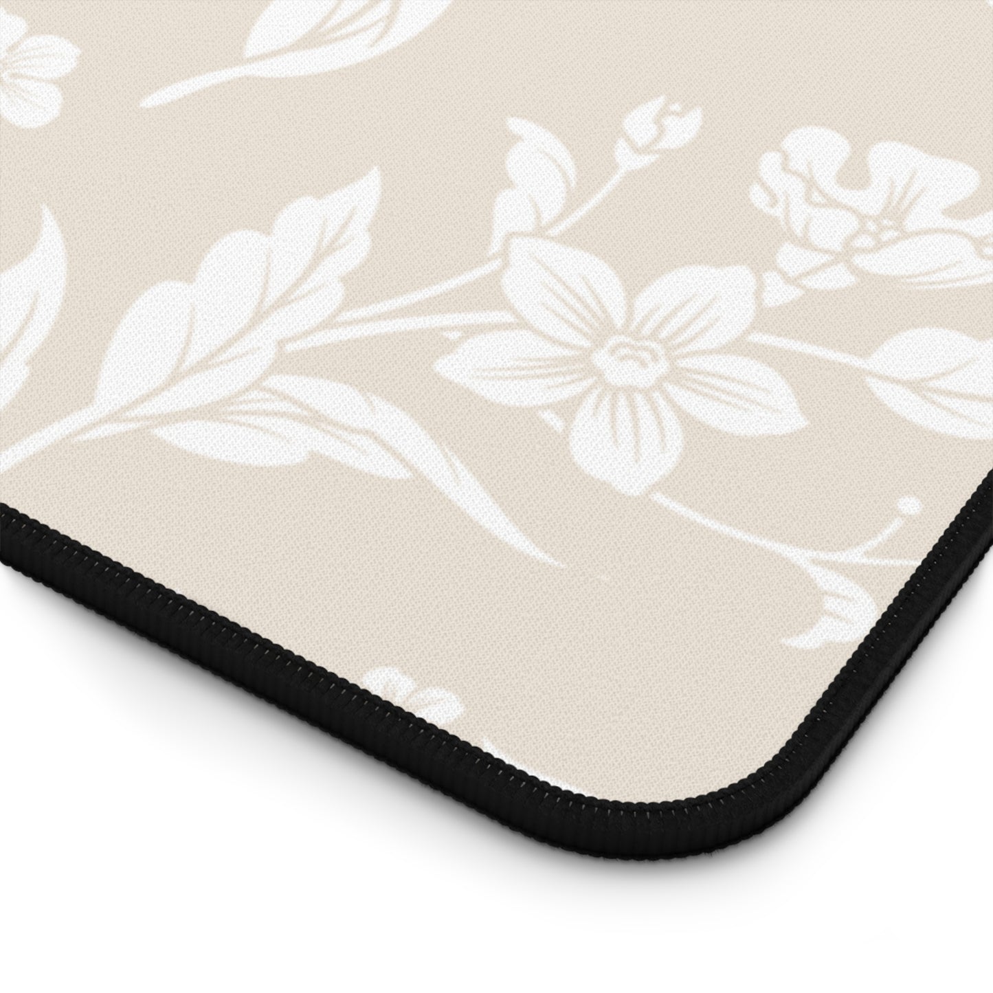 Cream Latte Floral Desk Pad (12x18, 12x22 or 16x32)