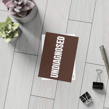 Chocolate Brown Postcard Set Pack of 10, 30 or 50 w/ Envelopes | Coordinated Collection