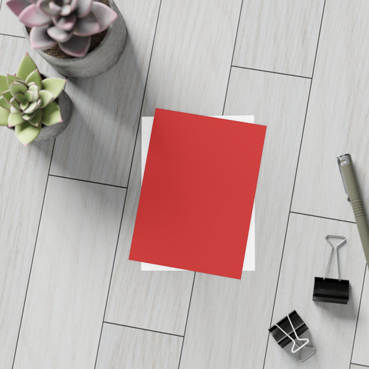 True Red Post Card Color Coordinated Collection Sets (10, 30 or 50)