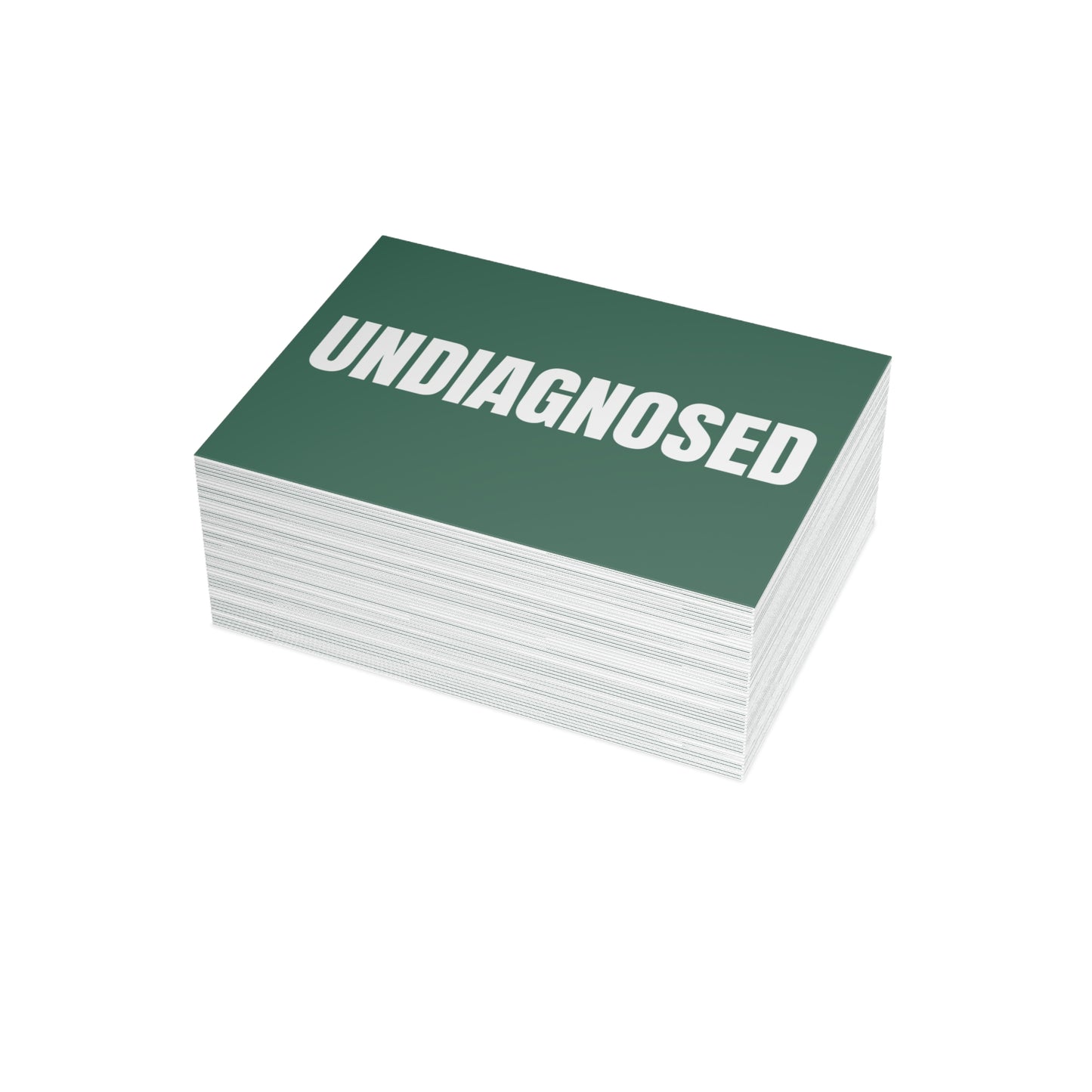 Leaf Green Postcard Set Pack of 10, 30 or 50 w/ Envelopes | Coordinated Collection
