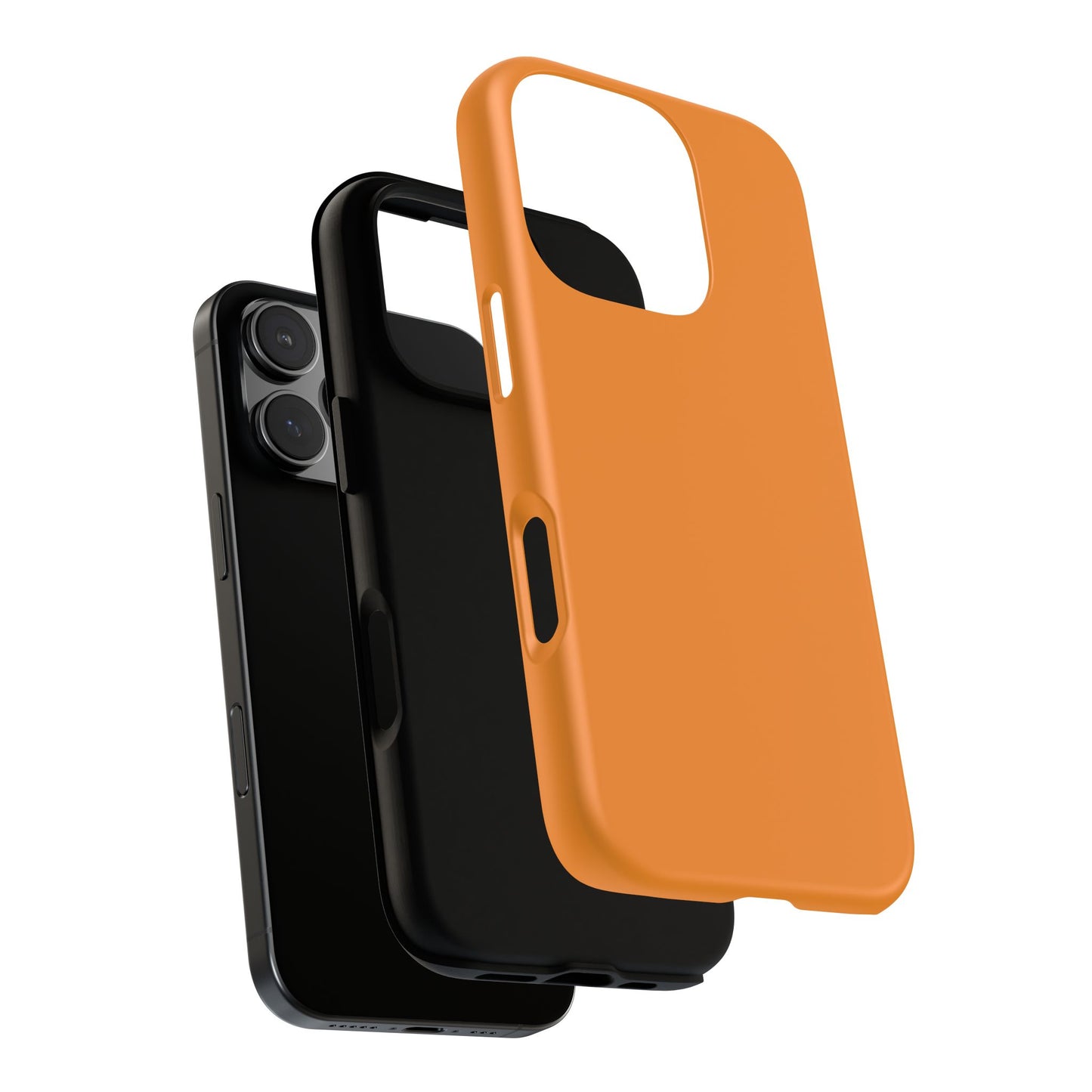 Tangerine Tough Cell Phone Case Matte or Glossy Protective Case iPhone Samsung