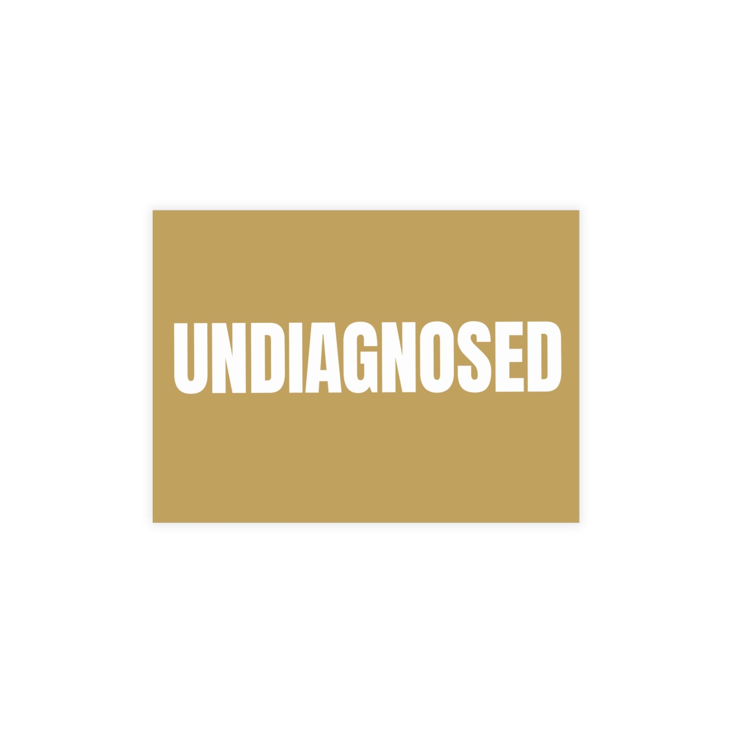 Muted Gold Postcard Set Pack of 10, 30 or 50 w/ Envelopes | Coordinated Collection