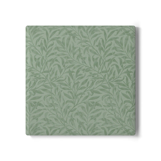 Sage Leaves Coaster Square or Round Color Coordinated Collection