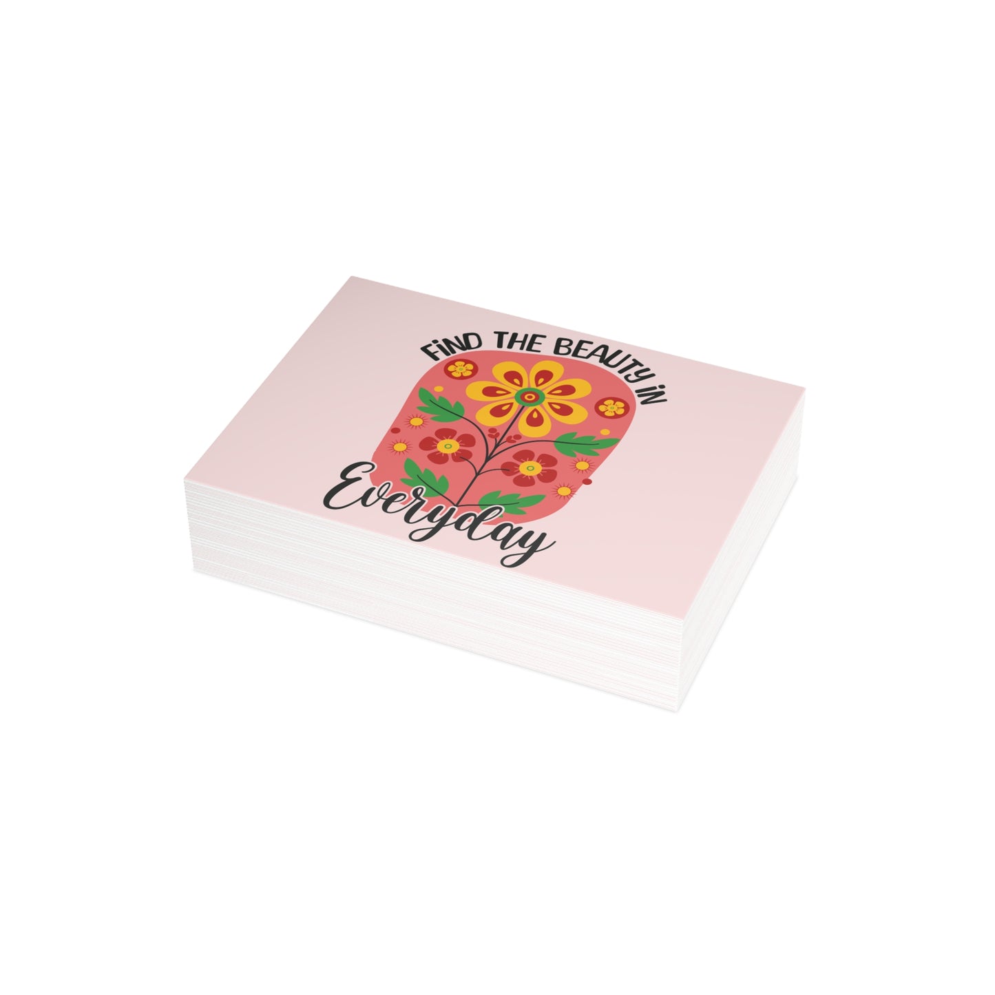 Find the Beauty Postcards Inspirational Floral Postcard Set