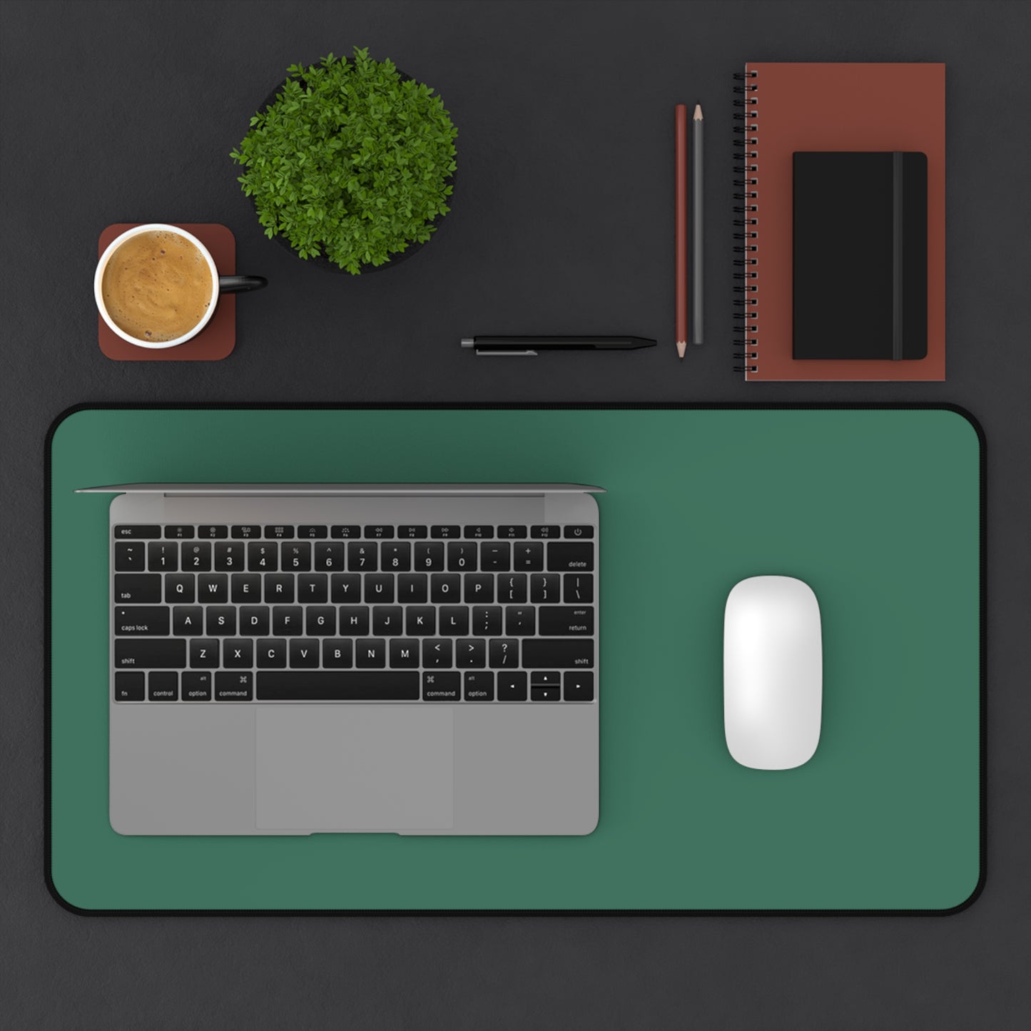 Leaf Green Desk Mat Color Coordinated Collection (12x18, 12x22, 16x32)
