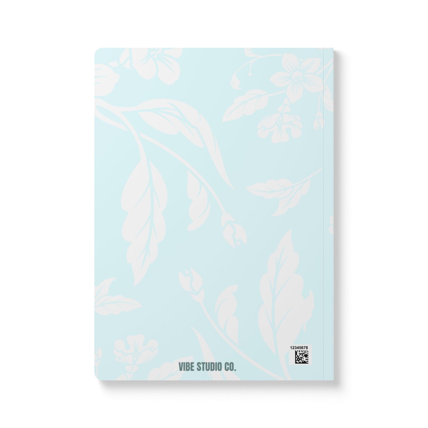 Ocean Blue Floral A5 Lined Journal Coordinated Collection