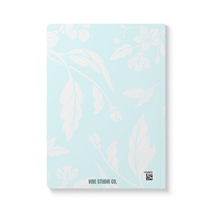 Ocean Blue Floral A5 Lined Journal Coordinated Collection
