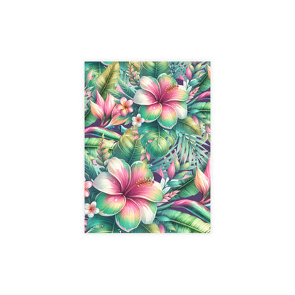 Paradise in Full Bloom Postcard Tropical Floral Botanical Postcards (30, 40 or 50)
