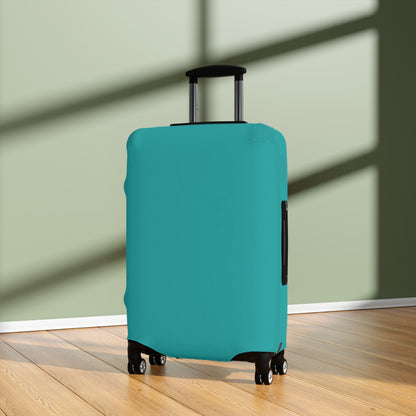 Deep Aqua Luggage Cover Travel Suitcase Cover Protective Stretch Cover